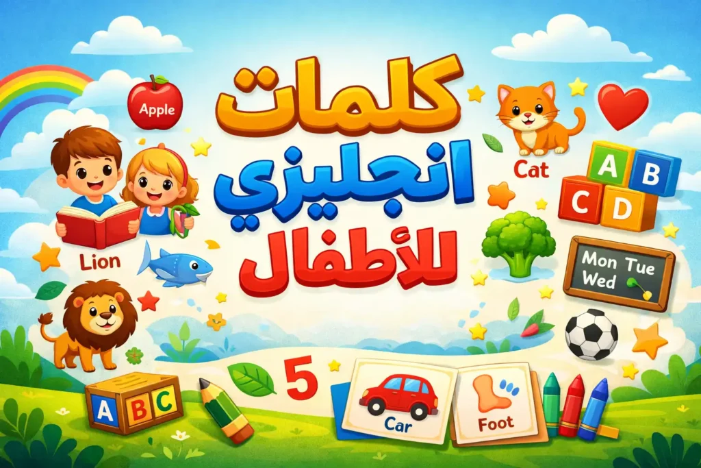 كلمات انجليزي للأطفال