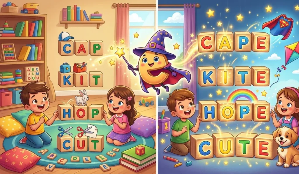 Magic E وLong Vowels