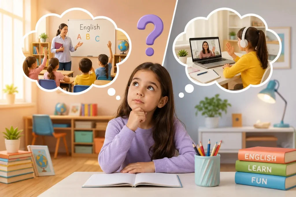 ليه اختيار أماكن كورسات إنجليزي المناسبة لطفلك مهم جدًا؟