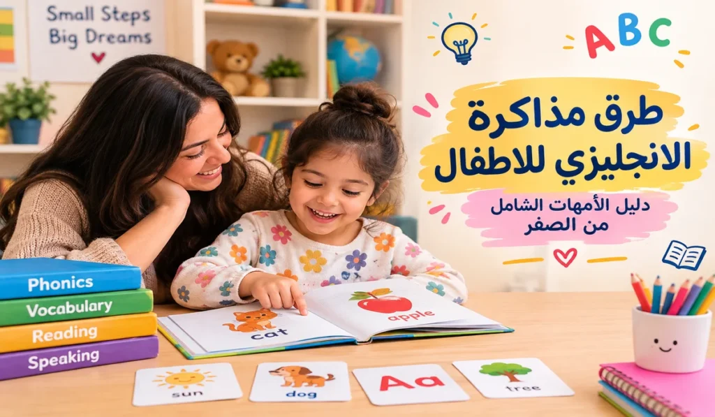 طرق مذاكرة الانجليزي للاطفال
