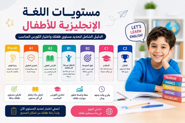 مستويات اللغة الإنجليزية للأطفال