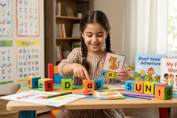 تعليم Short Vowels للأطفال