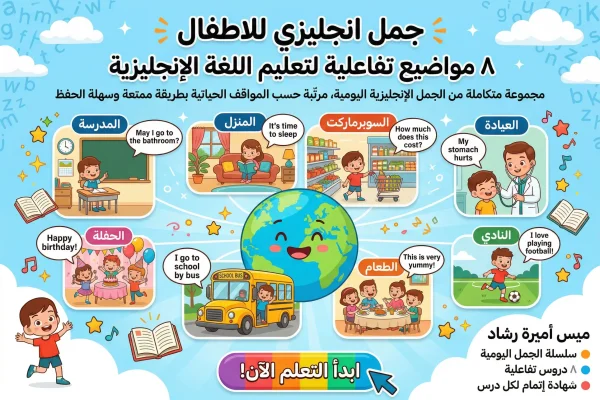 جمل انجليزي للاطفال